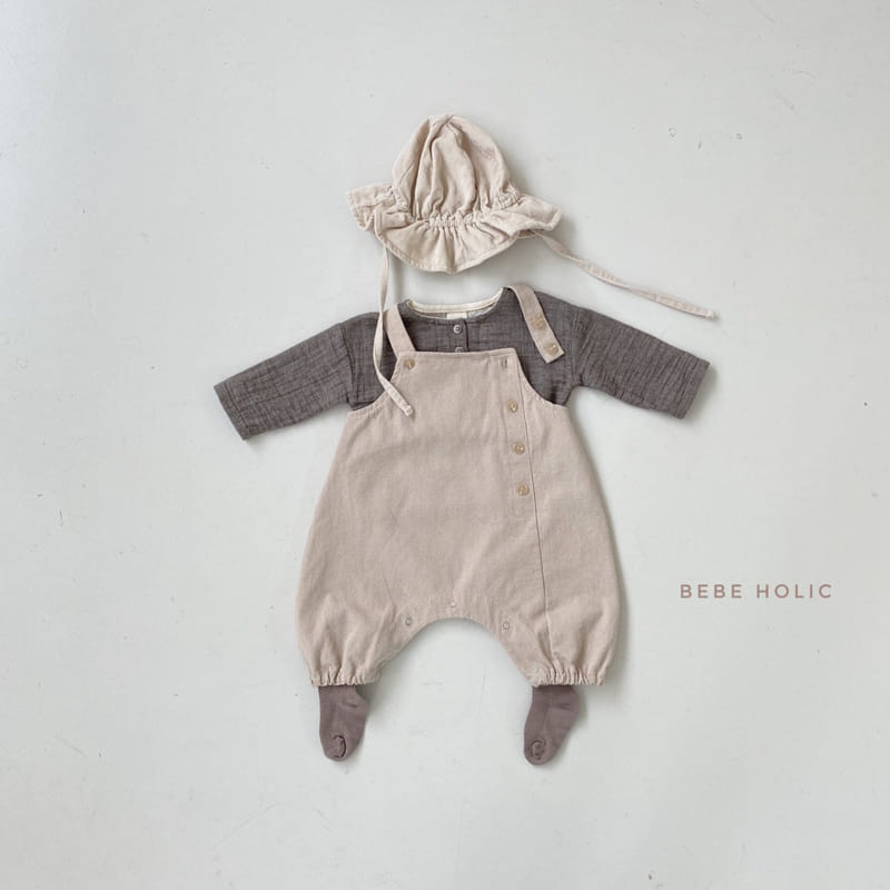 BEBE HOLIC - Korean Children Fashion - #Kfashion4kids - Cheese Suspender Bodysuit - 7