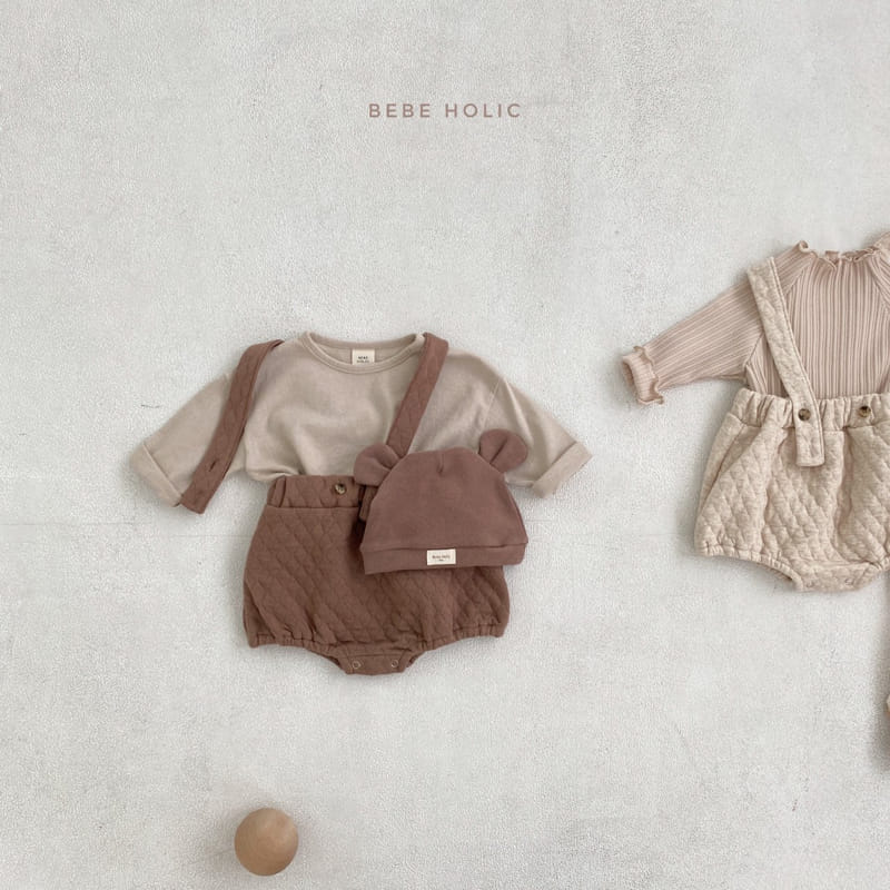 BEBE HOLIC - Korean Children Fashion - #Kfashion4kids - Embo Suspender Bloomer - 2