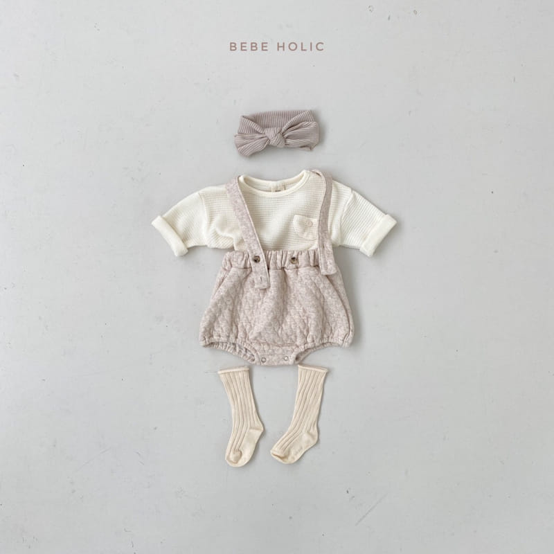 BEBE HOLIC - Korean Children Fashion - #Kfashion4kids - Embo Suspender Bloomer - 6