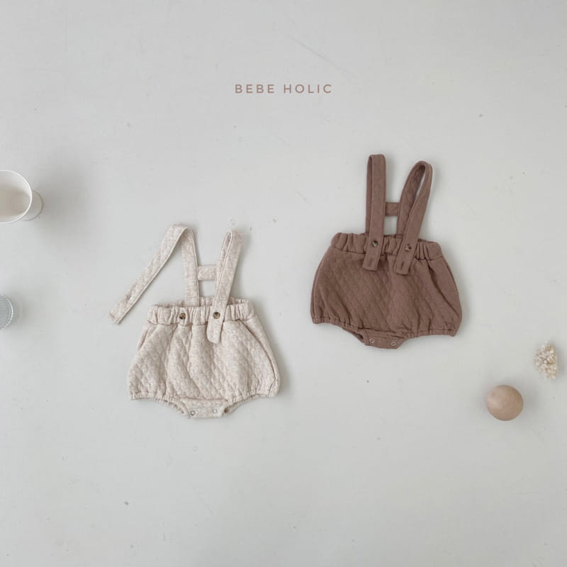 BEBE HOLIC - Korean Children Fashion - #Kfashion4kids - Embo Suspender Bloomer - 7