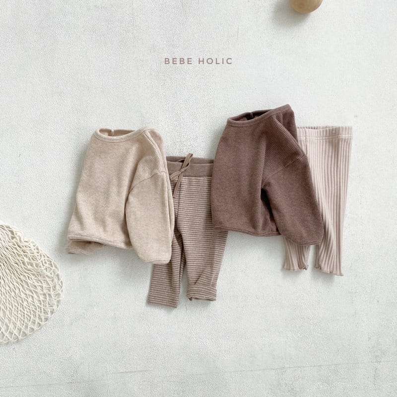 BEBE HOLIC - Korean Children Fashion - #Kfashion4kids - Waffle Tee - 4