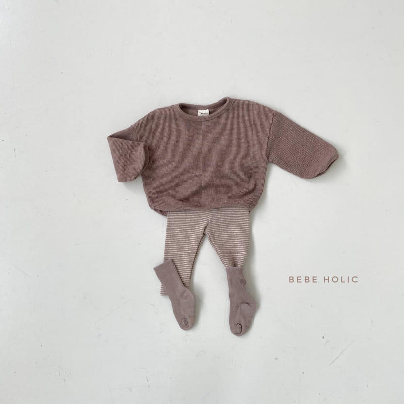BEBE HOLIC - Korean Children Fashion - #Kfashion4kids - Waffle Tee - 6