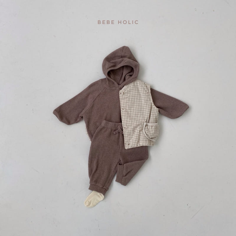 BEBE HOLIC - Korean Children Fashion - #Kfashion4kids - Waffle Hood Tee - 10