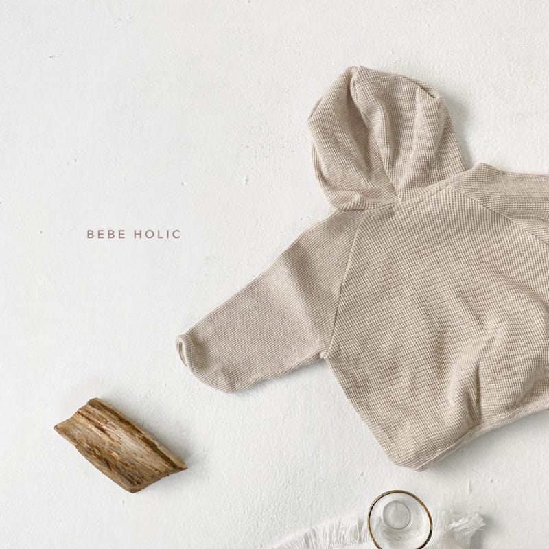 BEBE HOLIC - Korean Children Fashion - #Kfashion4kids - Waffle Hood Tee - 12