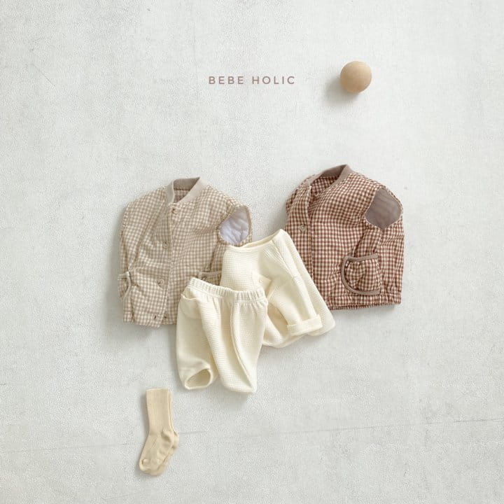 BEBE HOLIC - Korean Children Fashion - #Kfashion4kids - Check Vest - 3
