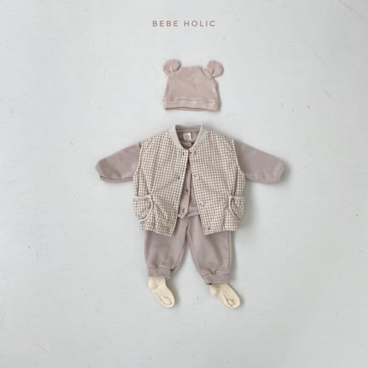 BEBE HOLIC - Korean Children Fashion - #Kfashion4kids - Check Vest - 6