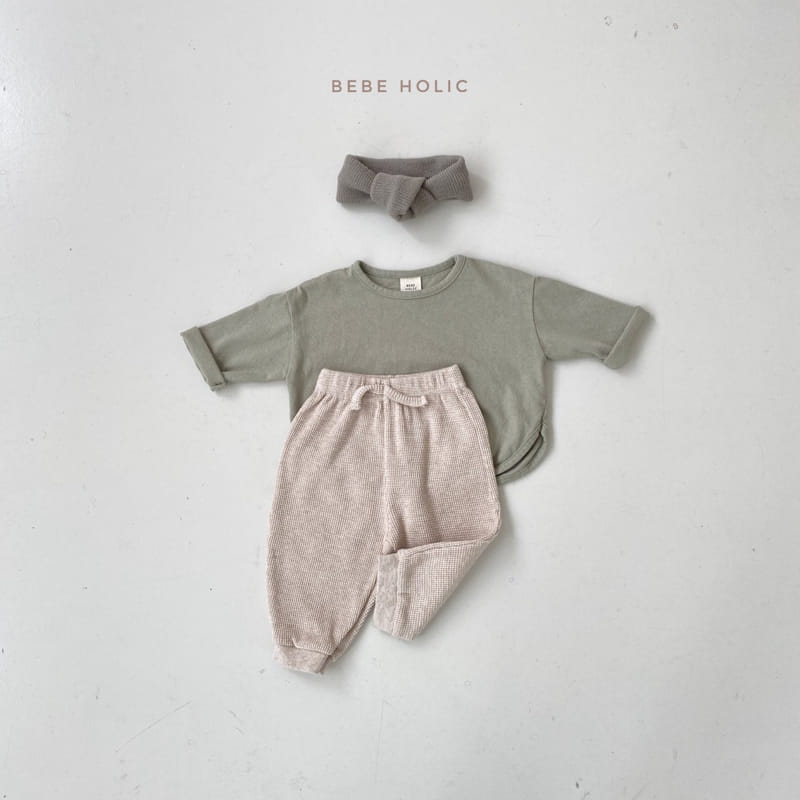 BEBE HOLIC - Korean Children Fashion - #Kfashion4kids - Waffle Pants - 4