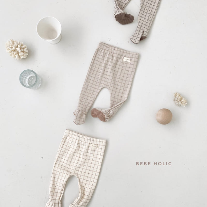 BEBE HOLIC - Korean Children Fashion - #Kfashion4kids - Check Foot Leggings - 7