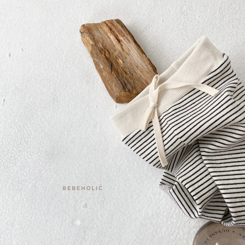 BEBE HOLIC - Korean Children Fashion - #Kfashion4kids - Stripe Leggings - 4