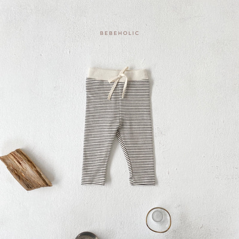 BEBE HOLIC - Korean Children Fashion - #Kfashion4kids - Stripe Leggings - 5