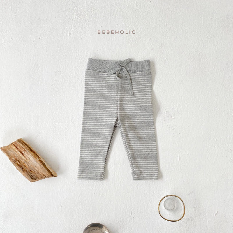 BEBE HOLIC - Korean Children Fashion - #Kfashion4kids - Stripe Leggings - 8