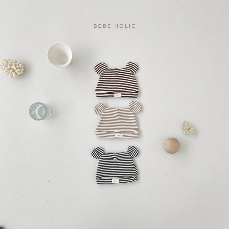 BEBE HOLIC - Korean Children Fashion - #Kfashion4kids - Stripe Mickey Bonnet - 2