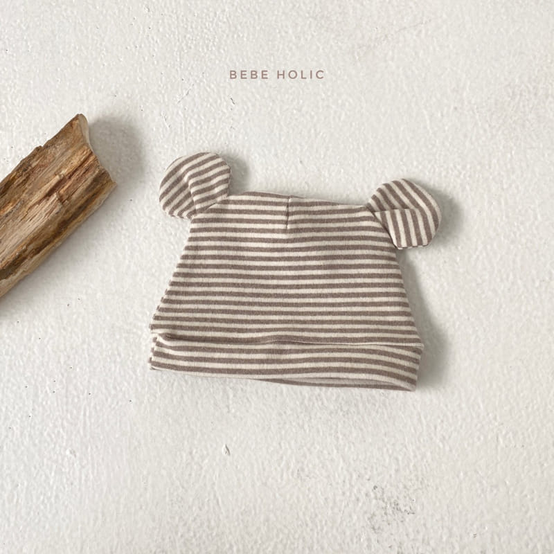 BEBE HOLIC - Korean Children Fashion - #Kfashion4kids - Stripe Mickey Bonnet - 6