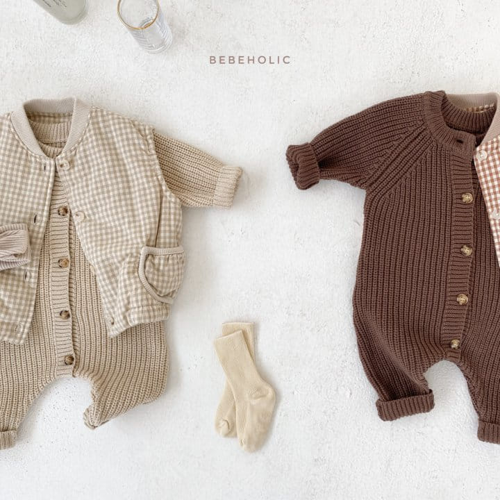 BEBE HOLIC - Korean Children Fashion - #Kfashion4kids - Round Knit Long Bodysuit - 7