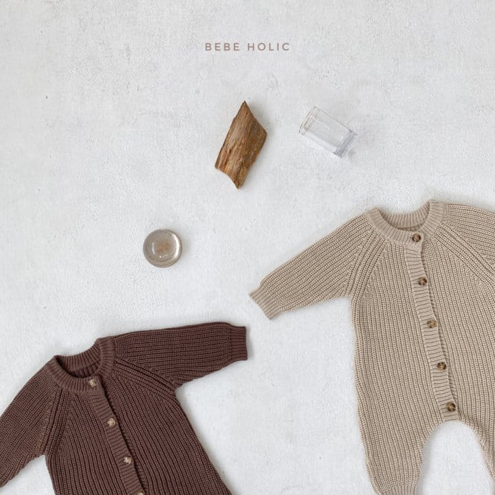 BEBE HOLIC - Korean Children Fashion - #Kfashion4kids - Round Knit Long Bodysuit - 8