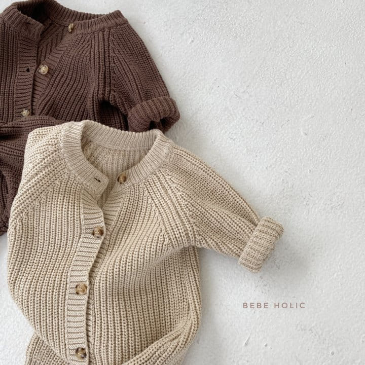 BEBE HOLIC - Korean Children Fashion - #Kfashion4kids - Round Knit Long Bodysuit - 9