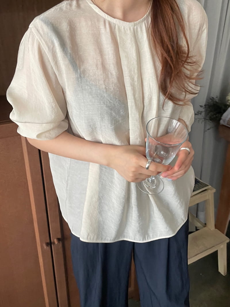 BRANCH - Korean Children Fashion - #Kfashion4kids - Moss see-through Blouse - 2