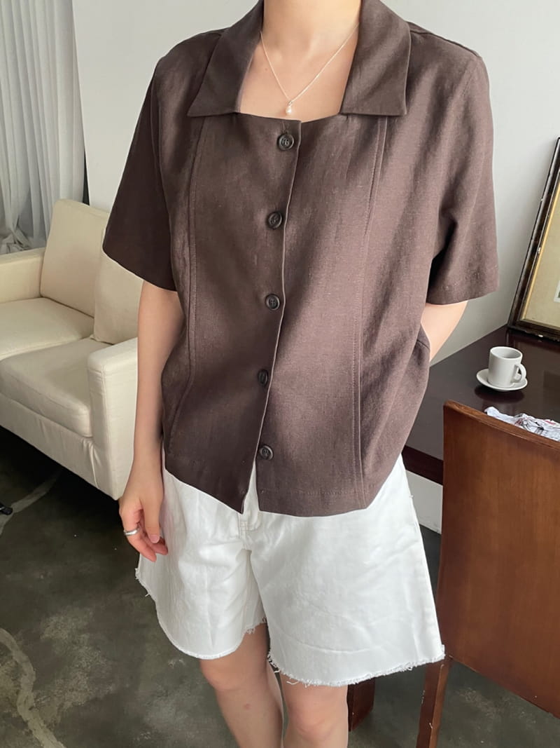 BRANCH - Korean Children Fashion - #Kfashion4kids - Collar Linen Shirt - 4