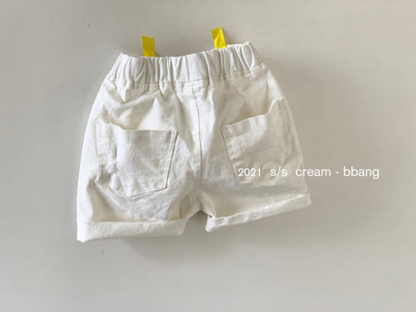 CREAM BBANG - Korean Children Fashion - #Kfashion4kids - Sharp Cottom Vintage Shorts - 4