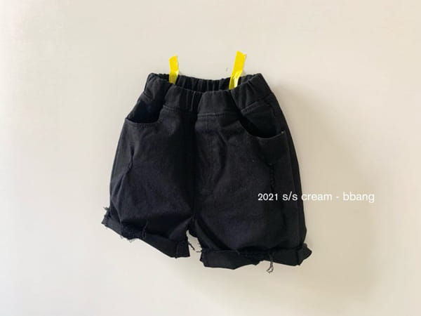 CREAM BBANG - Korean Children Fashion - #Kfashion4kids - Sharp Cottom Vintage Shorts - 6