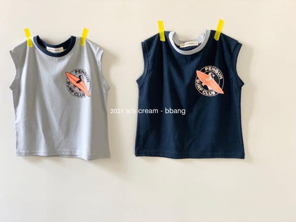 CREAM BBANG - Korean Children Fashion - #Kfashion4kids - Penguin Sleeveless - 10