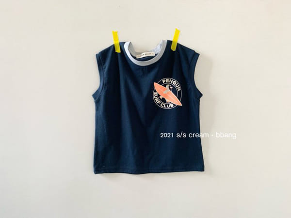 CREAM BBANG - Korean Children Fashion - #Kfashion4kids - Penguin Sleeveless - 2