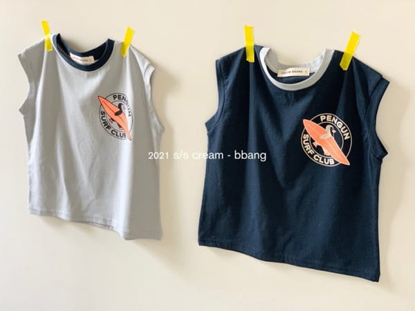 CREAM BBANG - Korean Children Fashion - #Kfashion4kids - Penguin Sleeveless - 4