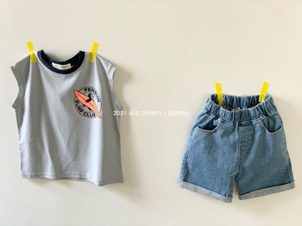 CREAM BBANG - Korean Children Fashion - #Kfashion4kids - Penguin Sleeveless - 8