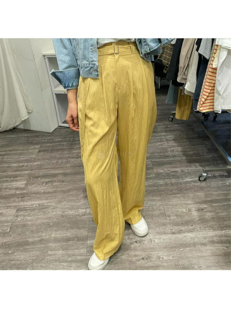 CUBER - Korean Children Fashion - #Kfashion4kids - Square Belt Pants - 2