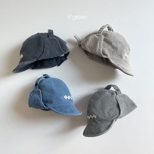 DIGREEN - Korean Children Fashion - #Kfashion4kids - Pigment Vintage Ear Cap