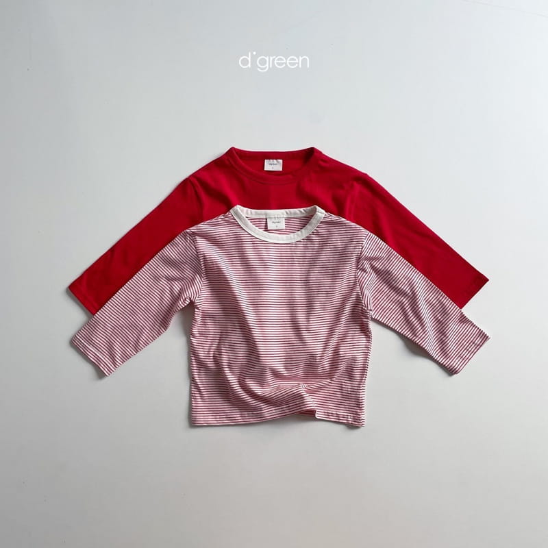 DIGREEN - Korean Children Fashion - #Kfashion4kids - 1+1 Long Sleeve Tee - 9