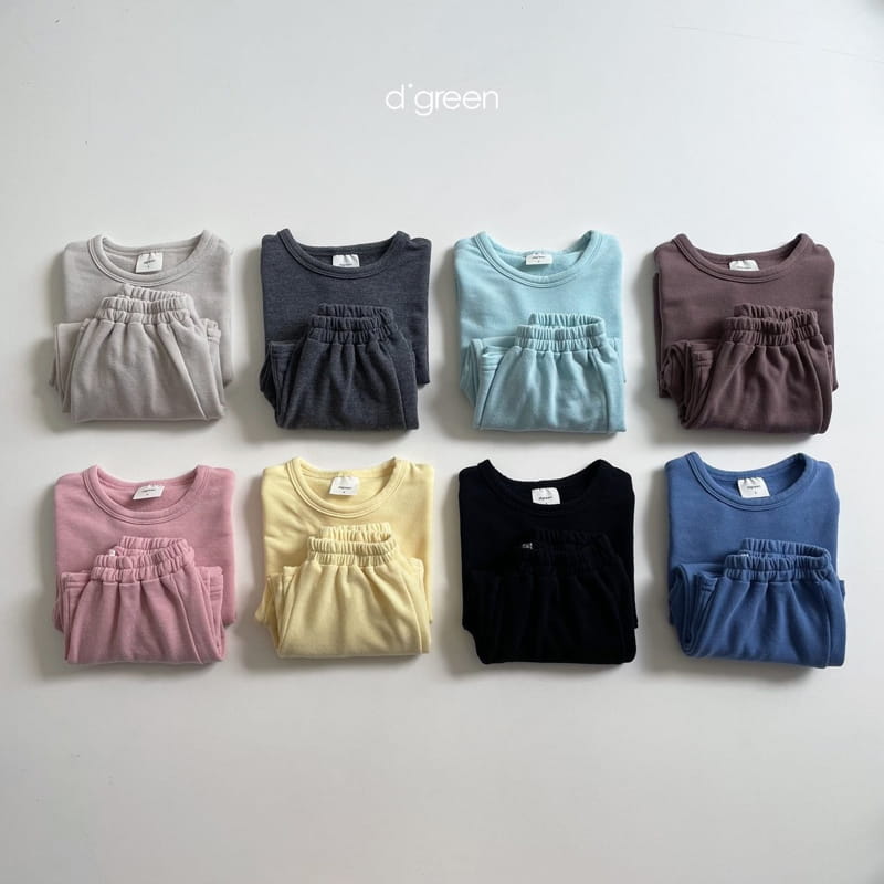 DIGREEN - Korean Children Fashion - #Kfashion4kids - Daily Top Bottom Set - 2