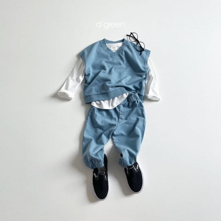 DIGREEN - Korean Children Fashion - #Kfashion4kids - Vest & Pants Set