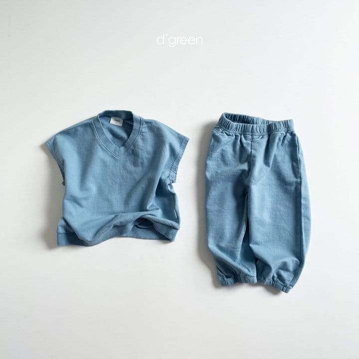 DIGREEN - Korean Children Fashion - #Kfashion4kids - Vest & Pants Set - 10