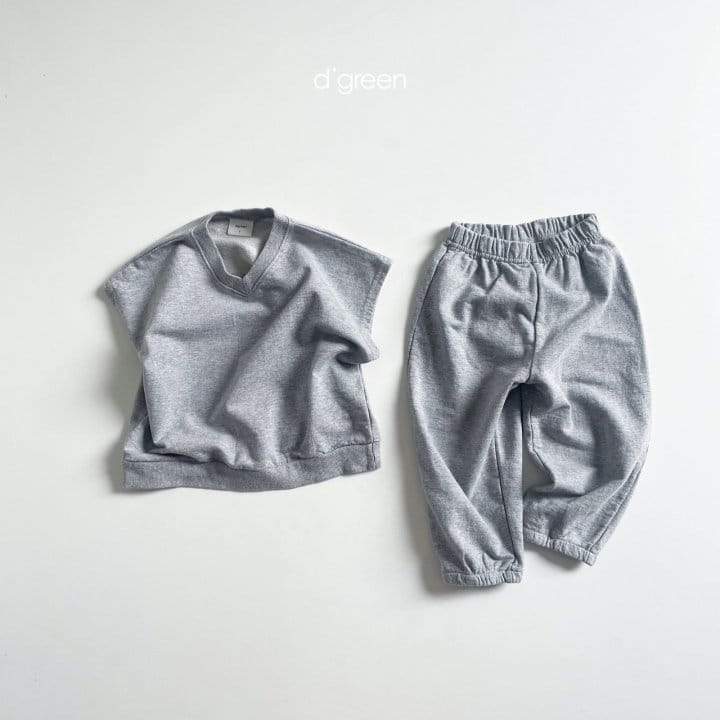 DIGREEN - Korean Children Fashion - #Kfashion4kids - Vest & Pants Set - 11