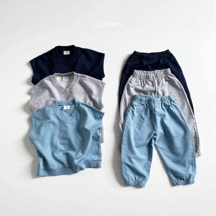 DIGREEN - Korean Children Fashion - #Kfashion4kids - Vest & Pants Set - 4