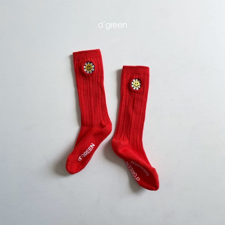 DIGREEN - Korean Children Fashion - #Kfashion4kids - Sun Flower Socks [set of 3] - 10