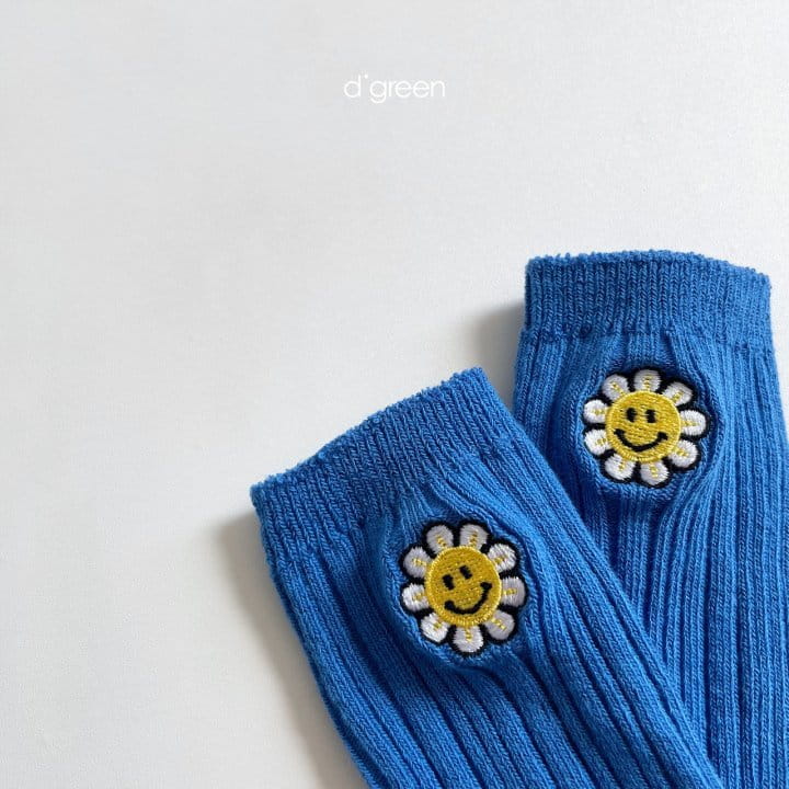 DIGREEN - Korean Children Fashion - #Kfashion4kids - Sun Flower Socks [set of 3] - 11