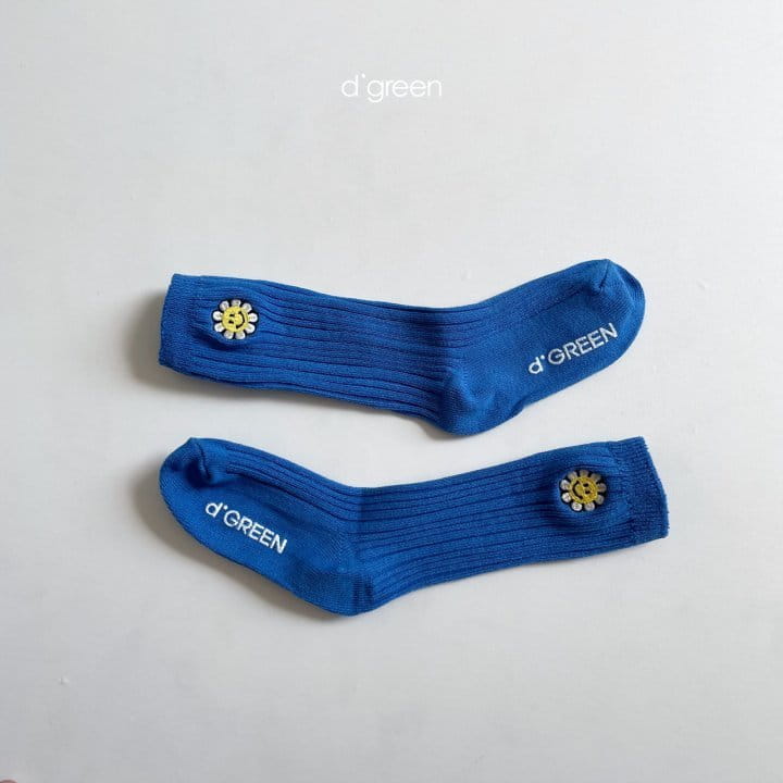 DIGREEN - Korean Children Fashion - #Kfashion4kids - Sun Flower Socks [set of 3] - 12