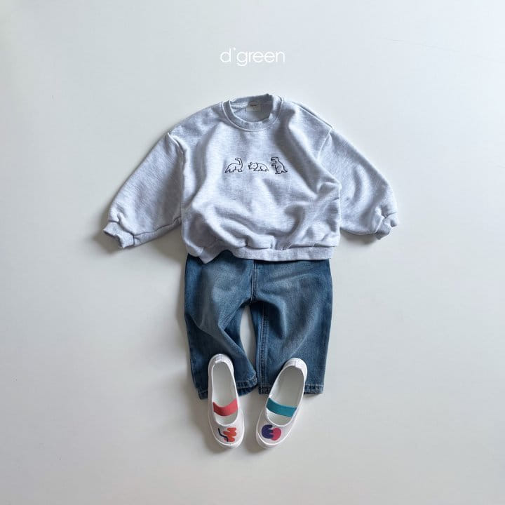 DIGREEN - Korean Children Fashion - #Kfashion4kids - Triple Dino Sweatshirt - 12