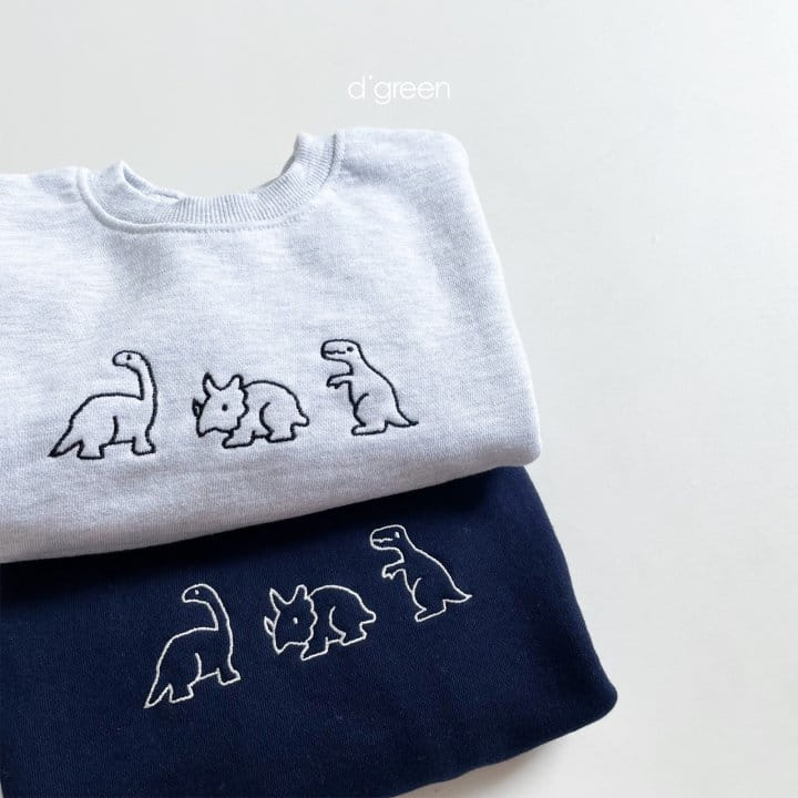 DIGREEN - Korean Children Fashion - #Kfashion4kids - Triple Dino Sweatshirt - 5