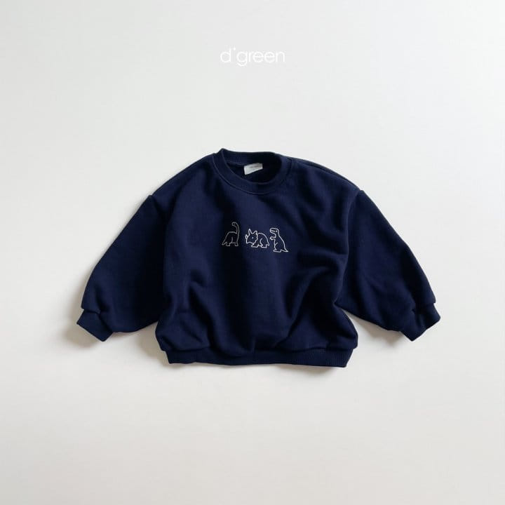 DIGREEN - Korean Children Fashion - #Kfashion4kids - Triple Dino Sweatshirt - 7
