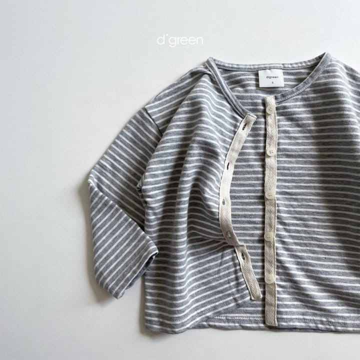 DIGREEN - Korean Children Fashion - #Kfashion4kids - Stripe Maru Cardigan - 10