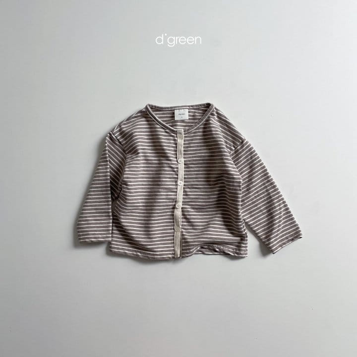 DIGREEN - Korean Children Fashion - #Kfashion4kids - Stripe Maru Cardigan - 5