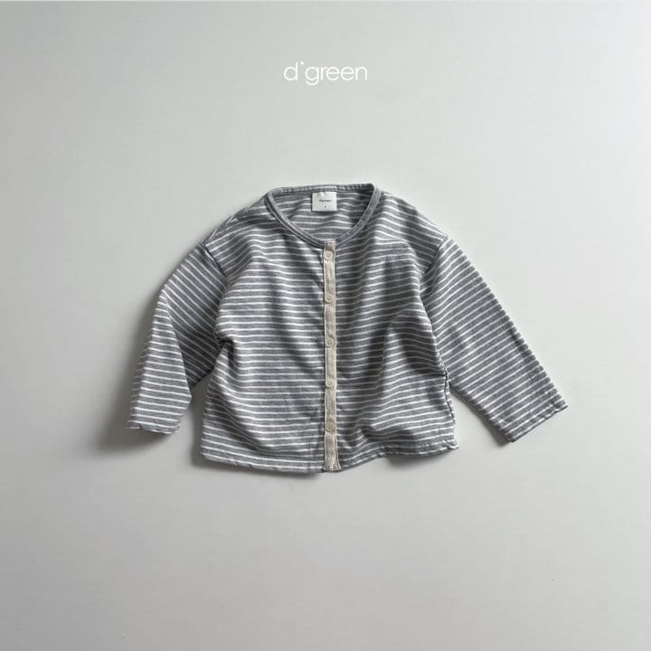 DIGREEN - Korean Children Fashion - #Kfashion4kids - Stripe Maru Cardigan - 7