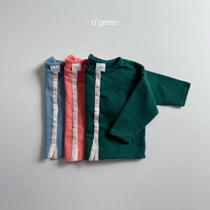 DIGREEN - Korean Children Fashion - #Kfashion4kids - Plain Maru Cardigan