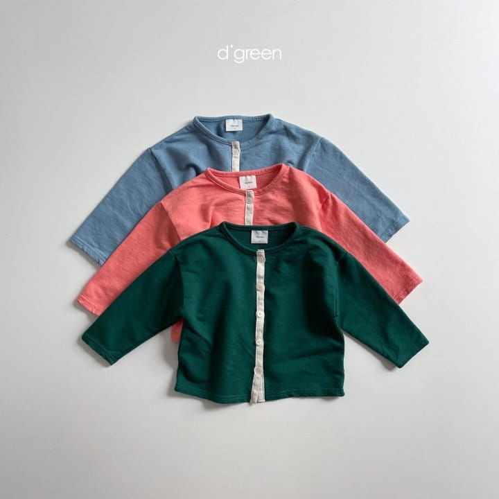 DIGREEN - Korean Children Fashion - #Kfashion4kids - Plain Maru Cardigan - 3