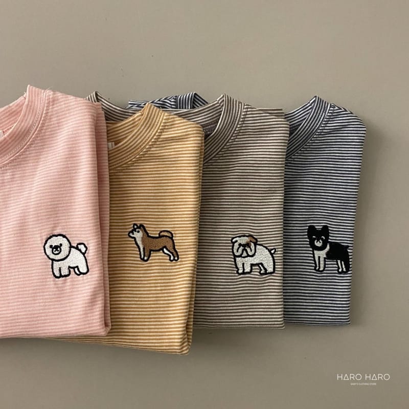 HARO HARO - Korean Children Fashion - #Kfashion4kids - I Am Pet Stripe Tee with Mom - 5