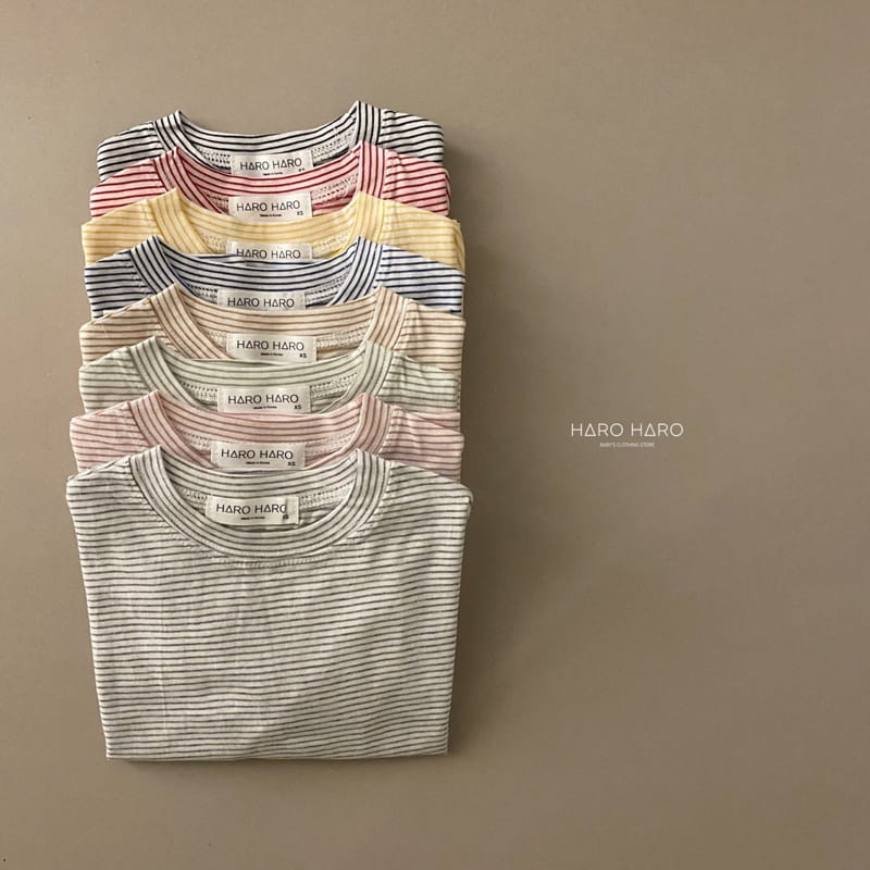 HARO HARO - Korean Children Fashion - #Kfashion4kids - Stripe Layered Tee - 10