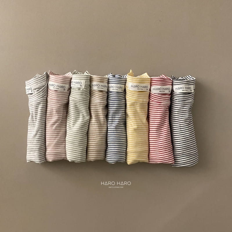 HARO HARO - Korean Children Fashion - #Kfashion4kids - Stripe Layered Tee - 4